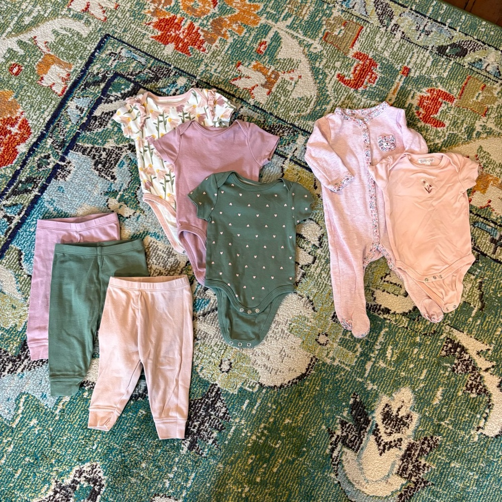 EUC 3-6 Month Baby Girl Bundle